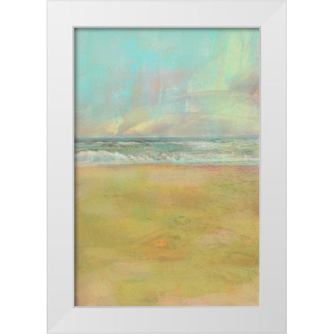 Summer Souvenir I White Modern Wood Framed Art Print by Zarris, Chariklia