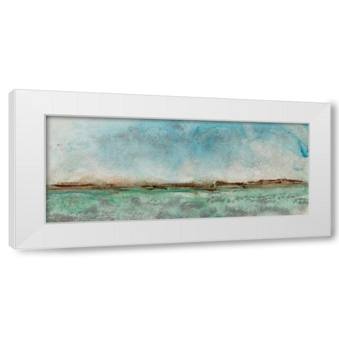 Miles From Nowhere II White Modern Wood Framed Art Print by OToole, Tim