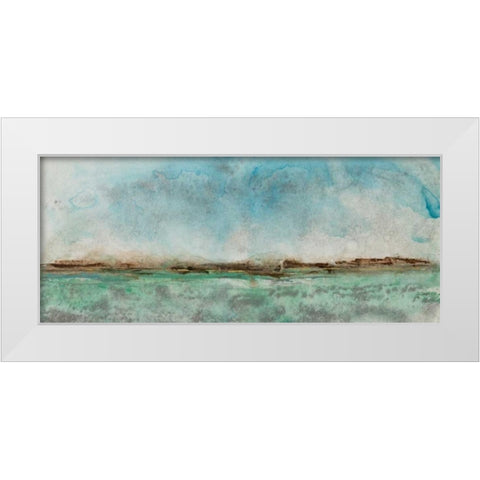 Miles From Nowhere II White Modern Wood Framed Art Print by OToole, Tim