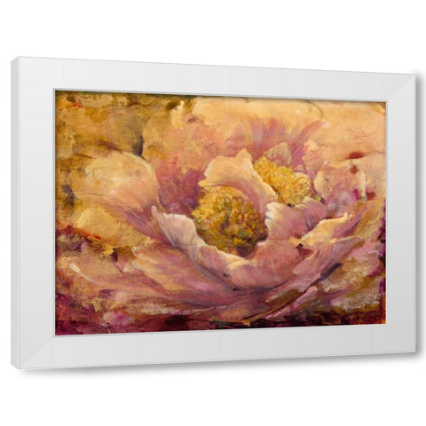 Floral in Bloom I White Modern Wood Framed Art Print by OToole, Tim