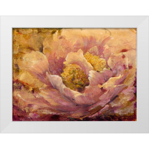 Floral in Bloom I White Modern Wood Framed Art Print by OToole, Tim