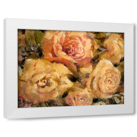 Floral in Bloom II White Modern Wood Framed Art Print by OToole, Tim