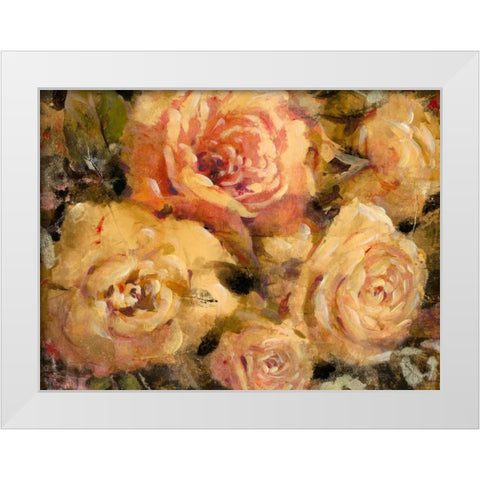 Floral in Bloom II White Modern Wood Framed Art Print by OToole, Tim