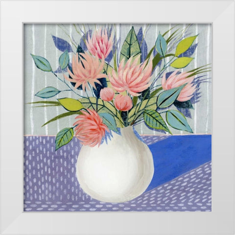 Midday Bouquet II White Modern Wood Framed Art Print by Popp, Grace