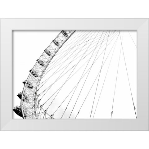 Spinning Wheel I White Modern Wood Framed Art Print by Miamee, Golie