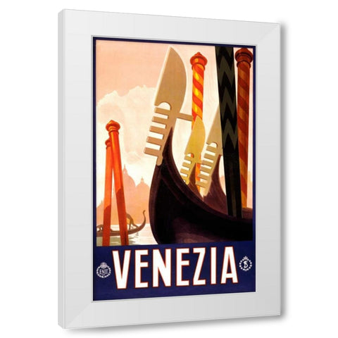 See Venezia White Modern Wood Framed Art Print by Studio W