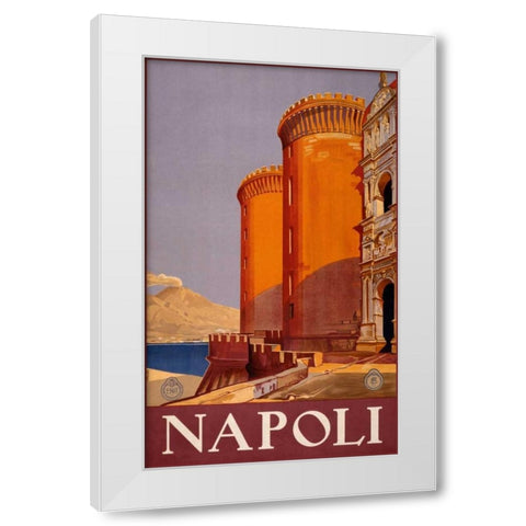 See Napoli White Modern Wood Framed Art Print by Studio W