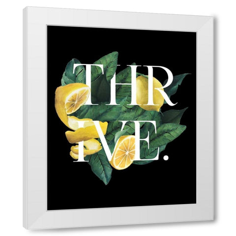 Prosper and Thrive II White Modern Wood Framed Art Print by Popp, Grace