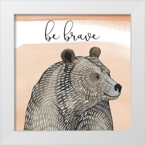 Cuddlies I White Modern Wood Framed Art Print by Popp, Grace