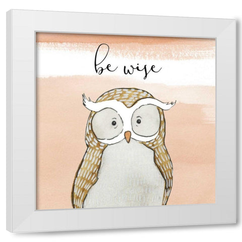 Cuddlies II White Modern Wood Framed Art Print by Popp, Grace