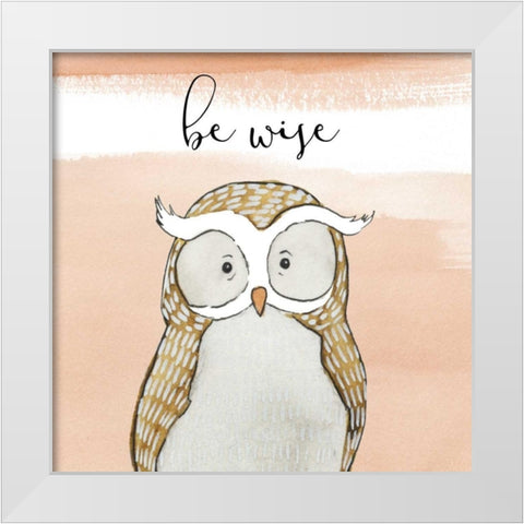 Cuddlies II White Modern Wood Framed Art Print by Popp, Grace