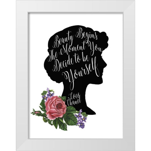 Audrey and Coco II White Modern Wood Framed Art Print by McCavitt, Naomi