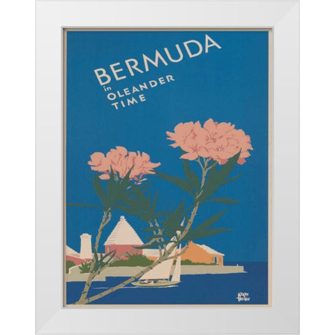 See South America V White Modern Wood Framed Art Print by Studio W