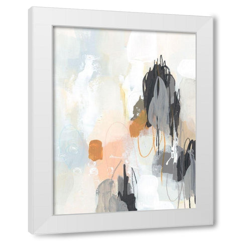 Elevation I White Modern Wood Framed Art Print by Vess, June Erica