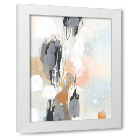Elevation II White Modern Wood Framed Art Print by Vess, June Erica