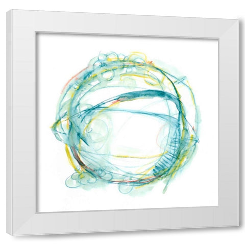 Orbital Path II White Modern Wood Framed Art Print by Harper, Ethan