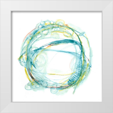Orbital Path II White Modern Wood Framed Art Print by Harper, Ethan