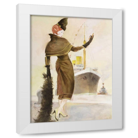 Vintage Lady III White Modern Wood Framed Art Print by Reynolds, Graham