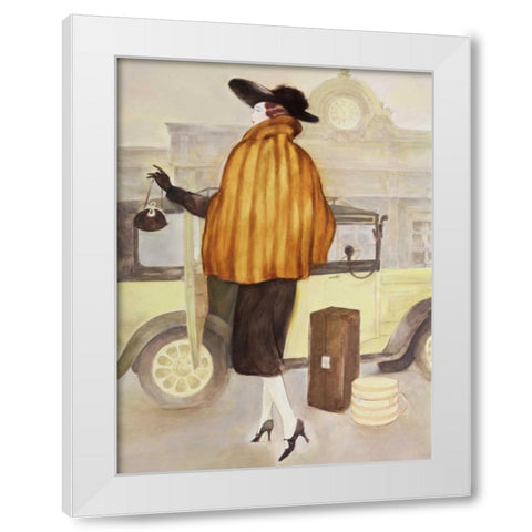 Vintage Lady IV White Modern Wood Framed Art Print by Reynolds, Graham
