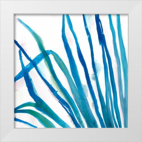 Palm Wonderful IV White Modern Wood Framed Art Print by Vess, June Erica
