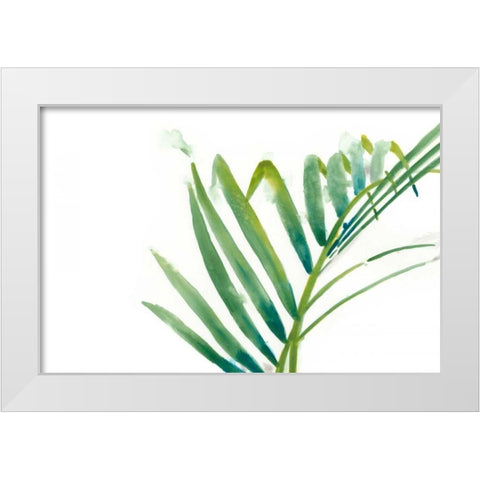 Palm Wonderful VI White Modern Wood Framed Art Print by Vess, June Erica