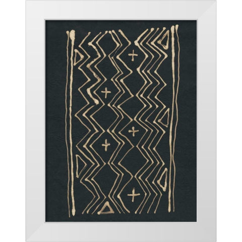 Udaka Study IV White Modern Wood Framed Art Print by Stramel, Renee W.