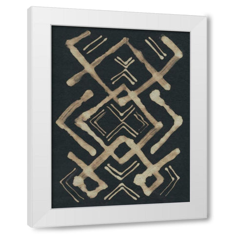 Udaka Study VI White Modern Wood Framed Art Print by Stramel, Renee W.