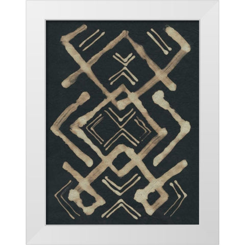 Udaka Study VI White Modern Wood Framed Art Print by Stramel, Renee W.