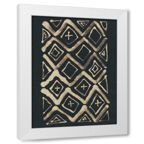 Udaka Study VII White Modern Wood Framed Art Print by Stramel, Renee W.