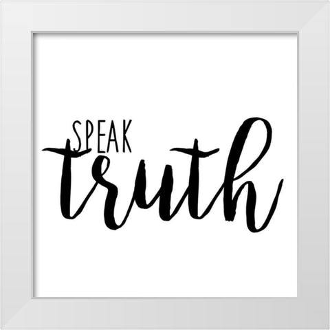 Quotable II White Modern Wood Framed Art Print by Hambly, Anna