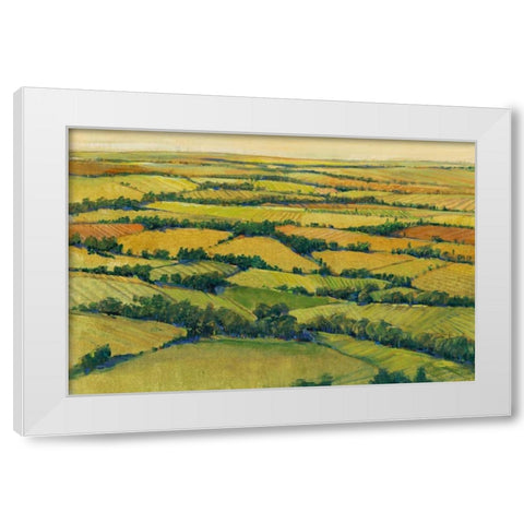 A View Above I White Modern Wood Framed Art Print by OToole, Tim