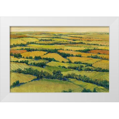 A View Above I White Modern Wood Framed Art Print by OToole, Tim