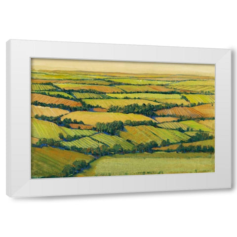 A View Above II White Modern Wood Framed Art Print by OToole, Tim