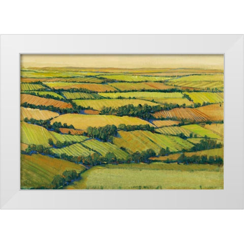 A View Above II White Modern Wood Framed Art Print by OToole, Tim