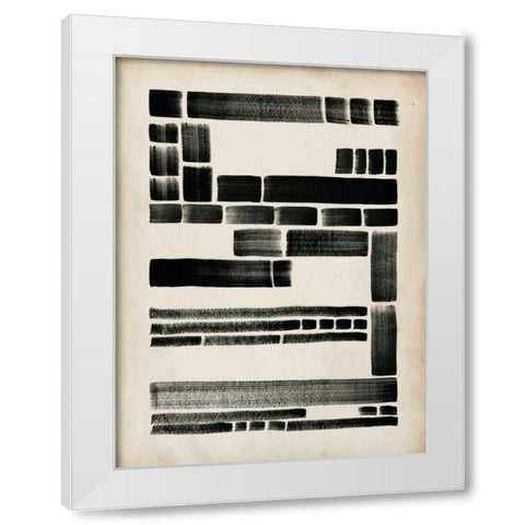 Antique Dash I White Modern Wood Framed Art Print by Popp, Grace