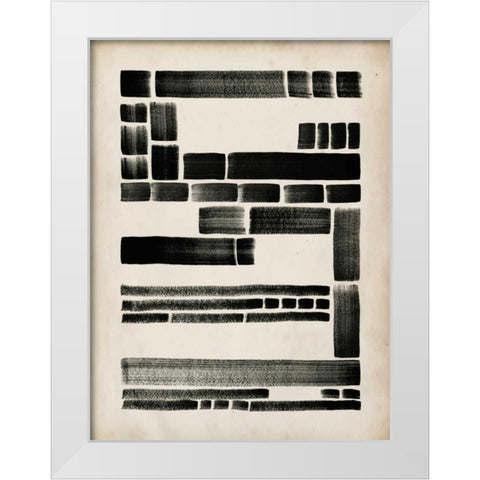 Antique Dash I White Modern Wood Framed Art Print by Popp, Grace