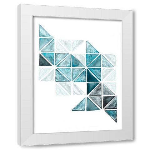 Jaydas Ladder I White Modern Wood Framed Art Print by Popp, Grace
