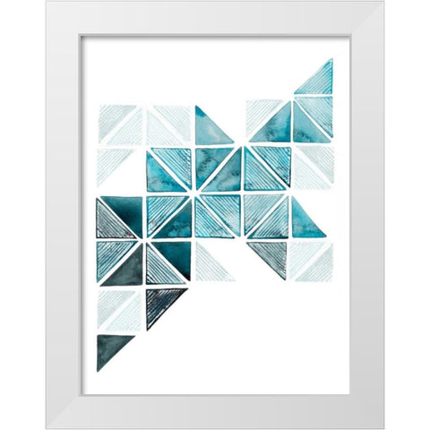 Jaydas Ladder II White Modern Wood Framed Art Print by Popp, Grace