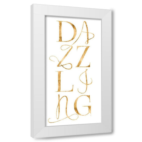 Elegant and Dazzling II White Modern Wood Framed Art Print by Popp, Grace
