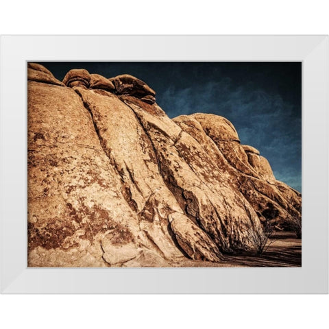 Outcroppings I White Modern Wood Framed Art Print by Perry, Rachel