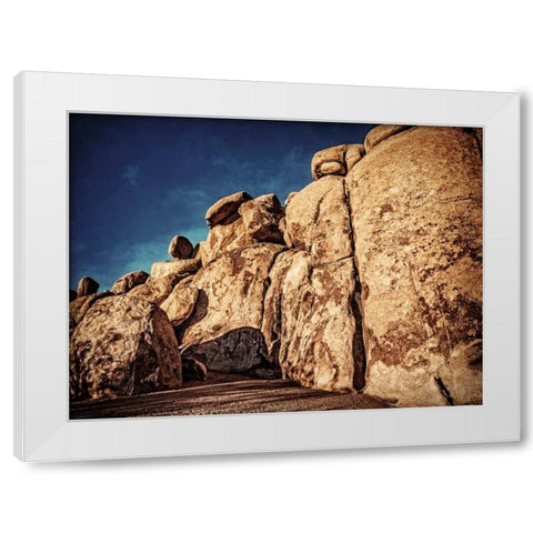 Outcroppings II White Modern Wood Framed Art Print by Perry, Rachel