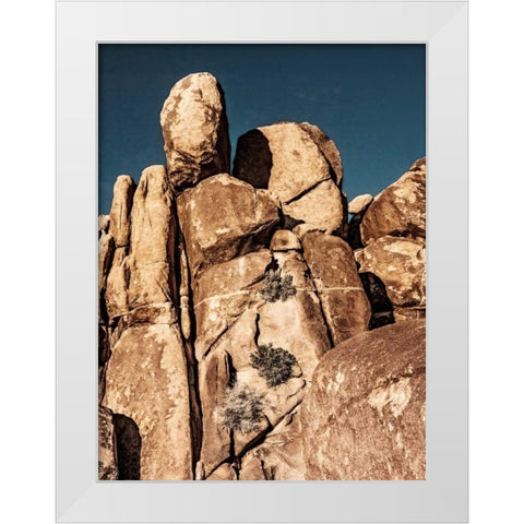 Outcroppings III White Modern Wood Framed Art Print by Perry, Rachel