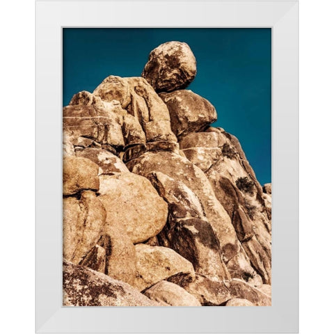 Outcroppings IV White Modern Wood Framed Art Print by Perry, Rachel