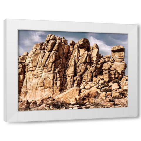Outcroppings VII White Modern Wood Framed Art Print by Perry, Rachel
