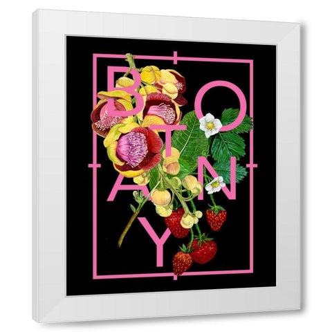 Floral Inspiration II White Modern Wood Framed Art Print by Wang, Melissa