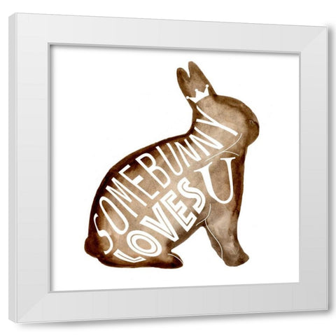 Punny Animal III White Modern Wood Framed Art Print by Wang, Melissa