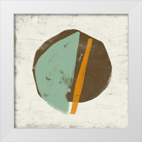 Mobile I White Modern Wood Framed Art Print by Vess, June Erica