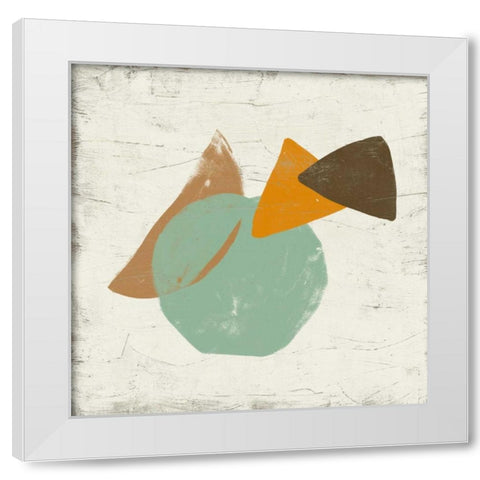 Mobile VIII White Modern Wood Framed Art Print by Vess, June Erica