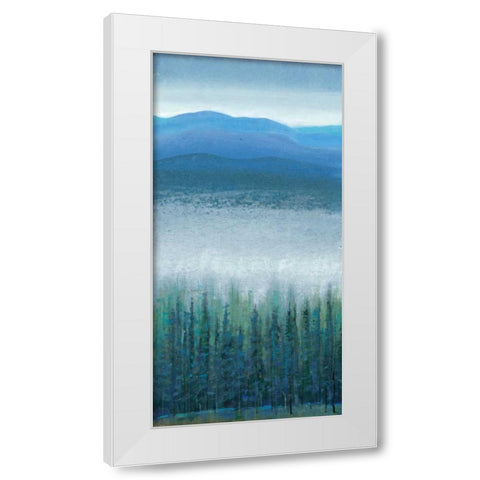Valley Fog I White Modern Wood Framed Art Print by OToole, Tim