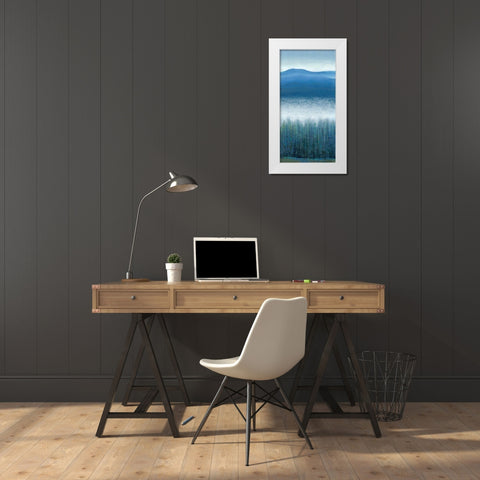 Valley Fog II White Modern Wood Framed Art Print by OToole, Tim